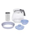 Resto Kitchenware 90511 dzbanek do herbaty Pojedynczy dzbanek 1600 ml Niebieski, Szary