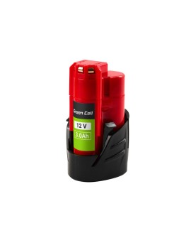Green Cell Bateria do Milwaukee M12 12V 3Ah zamiennik M12 B3 4932451388