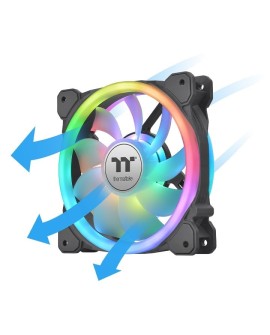 Thermaltake SWAFAN 14 RGB Obudowa komputera Wentylator 14 cm Czarny 3 szt.