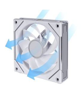 Lian Li UNI FAN SL-INF 120 ARGB Wentylator PWM z odwróconym ostrzem - 120mm, biały