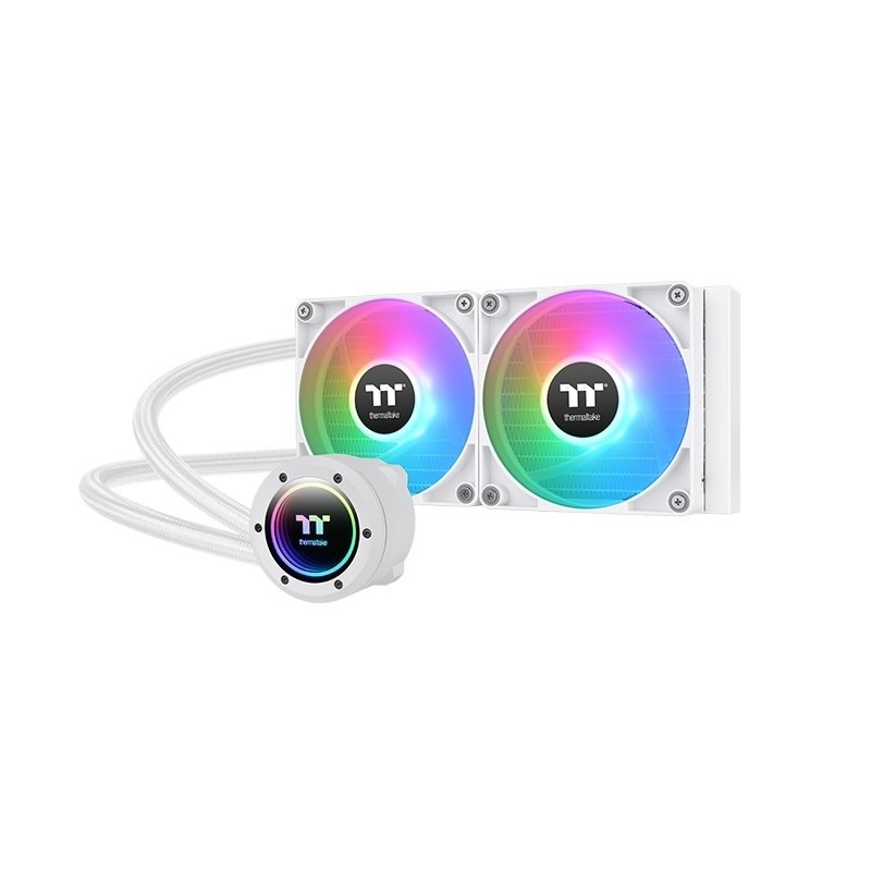 Thermaltake TH240 V2 ARGB - Zestaw chłodzenia cieczą - 24 cm - 57.05 cfm - Biały