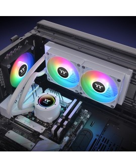 Thermaltake TH240 V2 ARGB - Zestaw chłodzenia cieczą - 24 cm - 57.05 cfm - Biały