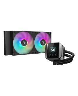 DeepCool MYSTIQUE 240 ARGB Procesor Chłodnica cieczy all-in-one 12 cm Czarny 1 szt.