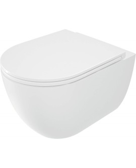 Miska WC z deską bezkołnierzowa