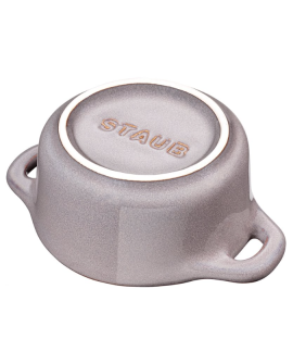 Mini Cocotte okrągły STAUB 40511-998-0 - antyczny szary 200 ml