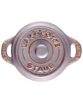 Mini Cocotte okrągły STAUB 40511-998-0 - antyczny szary 200 ml