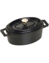 Mini garnek żeliwny owalny Staub - 250 ml, Czarny