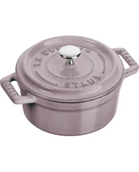 Mini garnek żeliwny okrągły Staub - 250 ml, Kwiat Wiśni