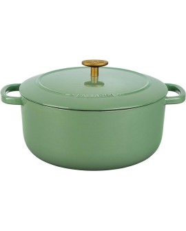 GARNEK ŻELIWNY OKRĄGŁY BALLARINI BELLAMONTE 75003-577-0 - 5,5 LTR ZIELONY
