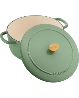 GARNEK ŻELIWNY OKRĄGŁY BALLARINI BELLAMONTE 75003-577-0 - 5,5 LTR ZIELONY