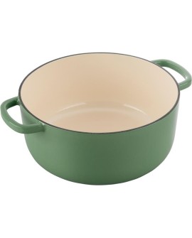 GARNEK ŻELIWNY OKRĄGŁY BALLARINI BELLAMONTE 75003-577-0 - 5,5 LTR ZIELONY