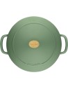 GARNEK ŻELIWNY OKRĄGŁY BALLARINI BELLAMONTE 75003-577-0 - 5,5 LTR ZIELONY