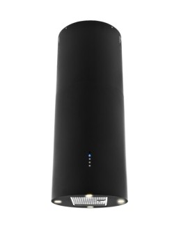 Okap wyspowy cylindryczny AKPO WK-4 ISLA BALMERA CZARNY (tuba, sterowanie mechaniczne)