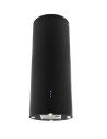 Okap wyspowy cylindryczny AKPO WK-4 ISLA BALMERA CZARNY (tuba, sterowanie mechaniczne)