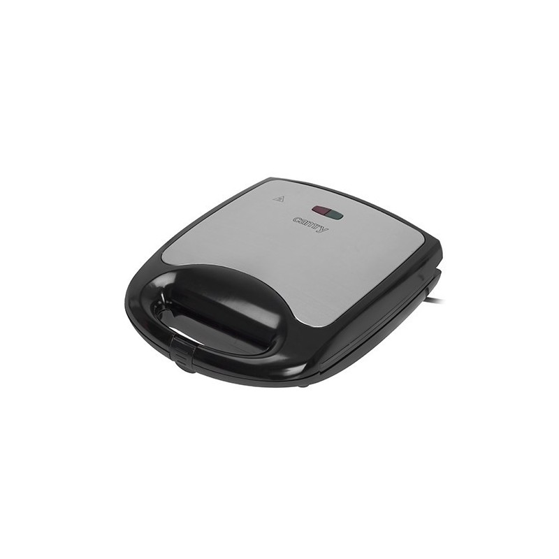 Opiekacz do kanapek CAMRY CR 3023 (1100W kolor czarny, kolor srebrny)