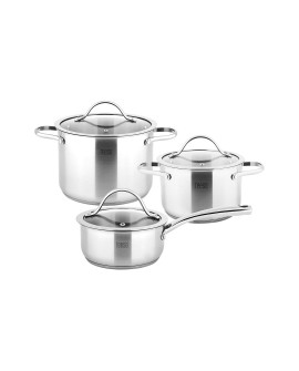 Zestaw garnków 6 elementów TEESA COOK EXPERT MASTER