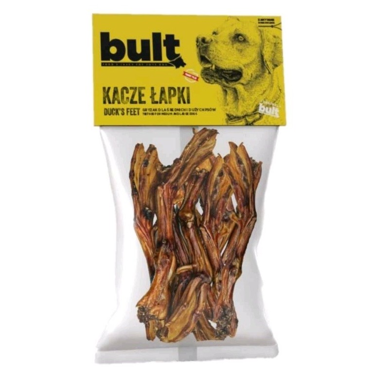 BULT Kacze łapki dla psa 100g