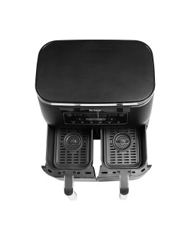 Ninja AF300 Podwójny 7,6 l Autonomiczny 1690 W Frytkownica na gorące powietrze Czarny