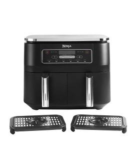 Ninja AF300 Podwójny 7,6 l Autonomiczny 1690 W Frytkownica na gorące powietrze Czarny