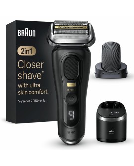Braun Series 9 Pro+ 9590cc Wet & Dry Golarka foliowa Przycinarka Czarny