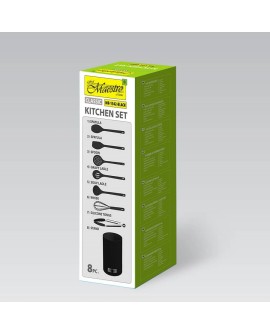 Przybory kuchenne 8 el. MR-1542-BLACK MAESTRO