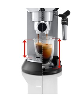 Ekspres kolbowy DeLonghi Dedica Style EC 685.M (1350W kolor srebrny) (WYPRZEDAŻ)