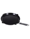 Okrągła patelnia żeliwna grillowa STAUB 40509-426-0 - czarna 27 cm