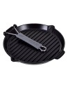 Okrągła patelnia żeliwna grillowa STAUB 40509-426-0 - czarna 27 cm