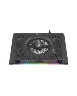 Podstawka chłodząca pod laptopa Genesis Oxid 450 RGB 15.6" z wentylatorem, podświetlenie, 2 USB