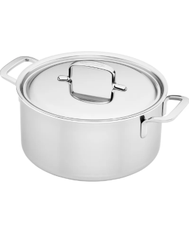 Garnek niski z pokrywką DEMEYERE 5-Plus 40850-847-0 - 5.2 ltr