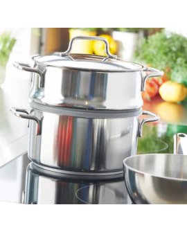 Garnek niski z pokrywką DEMEYERE Apollo 7 40850-169-0 - 21 ltr