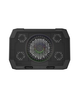 GENESIS Oxid 850 podkładka chłodząca do laptop 43,9 cm (17.3") 2500 RPM Czarny