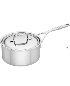 Rondelek stalowy z pokrywką DEMEYERE 5-Plus 40850-850-0 - 2.2 ltr