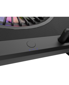 GENESIS Oxid 850 podkładka chłodząca do laptop 43,9 cm (17.3") 2500 RPM Czarny