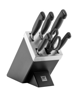 Zestaw noży samoostrzących ZWILLING Four Star 35145-007-0 7 elementów czarny