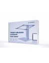 GEMBIRD PODSTAWKA POD NOTEBOOKA Z REGULACJĄ WYSOKOŚCI 15,6, SREBRNA