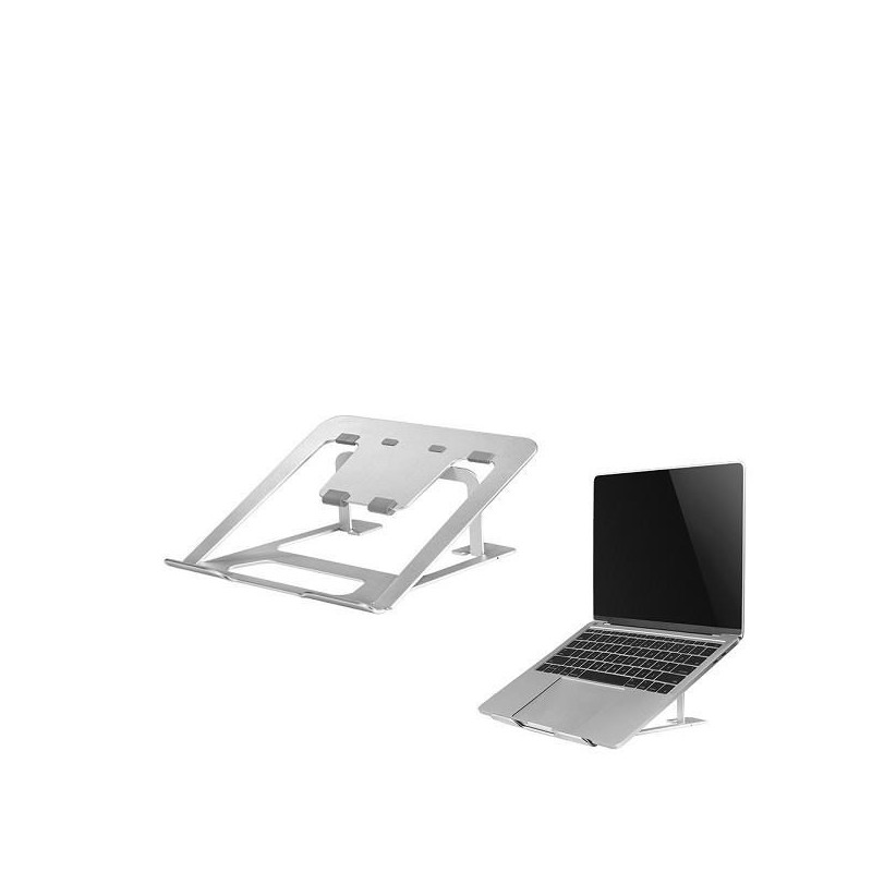Neomounts NSLS085SILVER stojak na laptop Podstawka na notebooka Srebrny 43,2 cm (17")