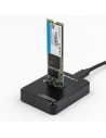QOLTEC STACJA DOKUJĄCA DYSKÓW SSD M.2 SATA/PCIE | NGFF/NVME | USB 3.1