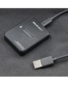 QOLTEC STACJA DOKUJĄCA DYSKÓW SSD M.2 SATA/PCIE | NGFF/NVME | USB 3.1