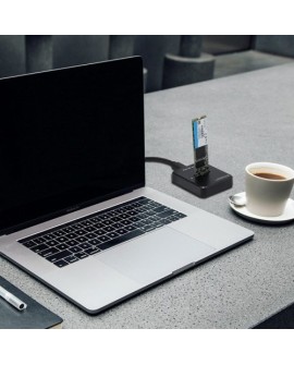 QOLTEC STACJA DOKUJĄCA DYSKÓW SSD M.2 SATA/PCIE | NGFF/NVME | USB 3.1