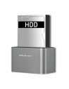 QOLTEC STACJA DOKUJĄCA HDD/SSD | 2.5"/3.5" SATA | USB 3.0