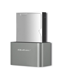 QOLTEC STACJA DOKUJĄCA HDD/SSD | 2.5"/3.5" SATA | USB 3.0