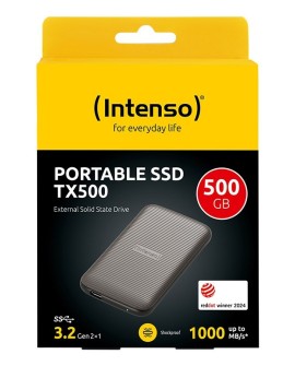 Intenso Lesen/Schreiben bis zu 1000 MB/s/500GB USB Type-C 3.2 Gen 2 (3.1 Gen 2) Brązowy