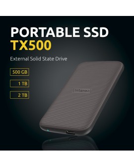Intenso Lesen/Schreiben bis zu 1000 MB/s/500GB USB Type-C 3.2 Gen 2 (3.1 Gen 2) Brązowy
