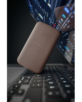 Intenso Lesen/Schreiben bis zu 1000 MB/s/500GB USB Type-C 3.2 Gen 2 (3.1 Gen 2) Brązowy