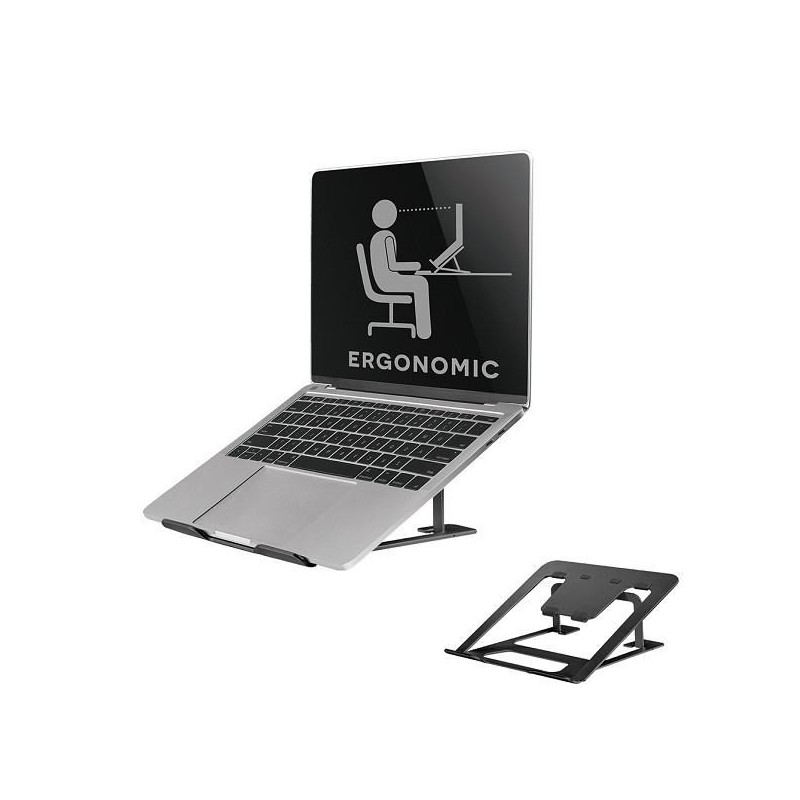 Neomounts NSLS085BLACK stojak na laptop Podstawka na notebooka Czarny 43,2 cm (17")