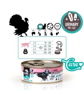 3Coty TURKEY Struvite Care for cats with sensitive urinary tract 80g