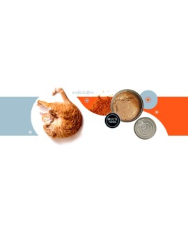 3Coty TURKEY + CHICKEN + KRILL for Senior Cats 80g