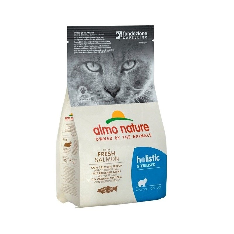 Almo Nature Holistic Sterilised z łososiem sucha karma dla kota 2kg