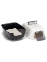 FERPLAST HOME PRIMA BLACK Kuweta - 39,5x52,5x38